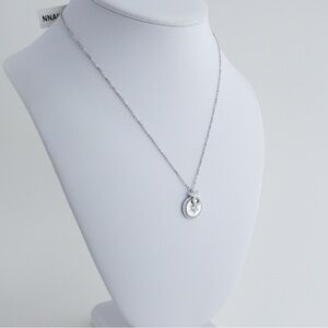 Crystal Dream Zodiac Taurus Star Celestial Charm Pendant Necklace Rhodium Plated